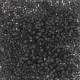DB2406, Matte Transparent Charcoal, Size 11/0 Miyuki Delica Beads, 50g wholesale pack