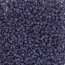 DB2408, Matte Opaque Steel Blue, Size 11/0 Miyuki Delica Beads, 50g wholesale pa...