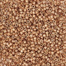 DB2518, Duracoat Galvanised Rose Gold, Size 11/0 Miyuki Delica Beads, 50g wholes...