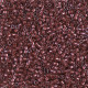 DB1705 Copper Pearl Lined Tr. Dk Cranberry, Size 11/0 Miyuki Delica Beads, 50g Wholesale Pack