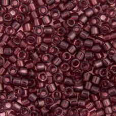 DB1104 Mauve Transparent, Size 11/0 Miyuki Delica Beads, 50gm bag