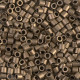DBL0322 Bronze Matte Metallic Size 8/0 Miyuki Delica Beads, Colour Code 0322, 5.2g approx. DBL0322 Bronze Matte Metallic Size 8/0 Miyuki Delica Beads, Colour Code 0322, 5.2g approx.