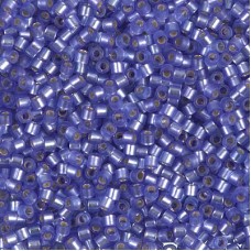 DBM0694 Purple Semi-Matte Silver Lined Dyed, Size 10/0  Miyuki Delica Beads, Col...