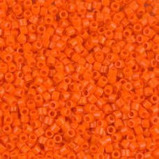 DBM0722  Orange Opaque, Size 10/0  Miyuki Delica Beads, Colour 722 - 50g Bag