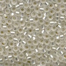 Matte Crystal Silver Lined, Colour 0001F Miyuki 6/0 Seed Beads, wholesale pack, ...