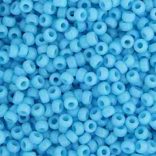 Light Blue Opaque Miyuki 15/0 Seed Beads, 100g, Colour 0413