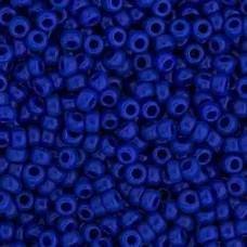 Cobalt Blue Opaque Miyuki 15/0 Seed Beads, 100g, Colour 0414