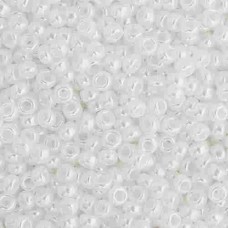 White Pearl Opaque Luster Miyuki 15/0 Seed Beads, 100g, Colour 0420