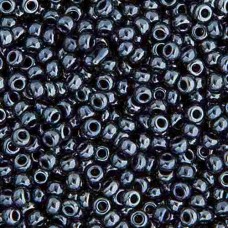 Bulk Bag Gunmetal Miyuki 15/0 Seed Beads, 100g, Colour 0451