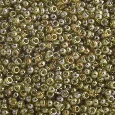 Transparent Golden Olive Luster Miyuki 15/0 Seed Beads, 100g, Colour 1889