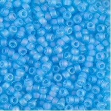 Transparent Aqua  Matte AB Miyuki Size 8/0 seed beads, Colour 148FR, 250gm