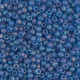 Transparent Capri Blue Matte AB Miyuki Size 8/0 seed beads, Colour 0149FR, 250gm