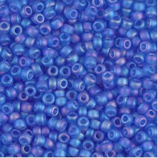 Miyuki Size 8/0, Matte Sapphire Transparent AB, Colour 0150FR, 250 Grams