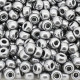 Aluminium Silver Miyuki 8/0 Beads Colour 4587, 10gms approx. Aluminium Silver Miyuki 8/0 Beads Colour 4587, 10gms approx.