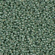 Sea Green Galvanised Duracoat Miyuki Seed Beads, Colour 4215, 100g approx.