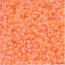 Luminous Creamsicle Duracoat Miyuki size 8/0 seed beads, colour 4298, 22g 