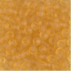 Miyuki Size 6 Seed Beads,  Matte Light Topaz Transparent, Colour 0132F, 250 Gram