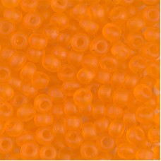 Orange Transparent Matte, Miyuki 6/0 Seed Beads, Colour 0138F, 250g