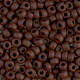Matte Chocolate Brown Opaque Miyuki size 6/0 Colour 0409F, 250g wholesale pack Matte Chocolate Brown Opaque Miyuki size 6/0 Colour 0409F, 250g wholesale pack