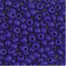 Matte Cobalt Blue Miyuki size 6/0 Colour 1024, 250g approx.