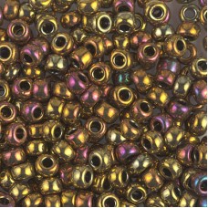 Metallic Gold Iris Miyuki size 6/0 Colour  0462, 250g Wholesale pack