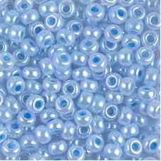 Sky Blue Ceylon Miyuki size 6/0 Colour  0524, bulk 250g pack