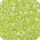 DBM0860 Chartreuse Transparent AB Matte, Size 10/0  Miyuki Delica Beads, Colour 860 - Approx. 50g