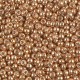 Yellow Gold Galvanized Miyuki Size 8/0 seed beads, Colour  1053, 250gm