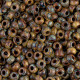 Opaque Brown Tan Picasso Miyuki size 6/0 Colour 4517, 250g wholesale pack Opaque Brown Tan Picasso Miyuki size 6/0 Colour 4517, 250g wholesale pack