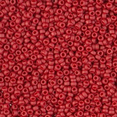 Matte Metallic Dark Maroon Miyuki 15/0 Seed Beads, 100g, Colour 2040
