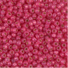 Dyed Hibiscus Silver Lined Duracoat Miyuki size 8/0 seed beads, colour 4239, 250...