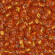 Orange Silver Lined Miyuki 15/0 Seed Beads, 100g, Colour 0008