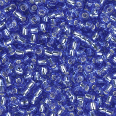 Sapphire Silver Lined, Miyuki 11/0 Seed Beads, Colour 0019, 250 Grams