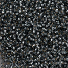 Light Grey Silver Lined, Miyuki 11/0 Seed Beads, Colour 0021L, 250 Grams