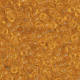 Miyuki Size 8 Seed Beads, Light Topaz Transparent, Colour 0132, 22 Gram