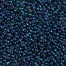Metallic Indigo Iris Miyuki 11/0 Seed Beads, Colour 0467. 250g wholesale pack