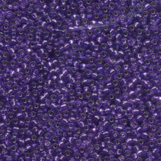 Purple Silver Lined Miyuki size 8/0 seed beads, colour 1344, 250g Wholesale pack