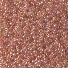 Dark Peach Lined Crystal AB, Colour-0275, Miyuki 11/0, 250g