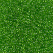 Transparent Lime, Miyuki 11/0 Seed Beads, Colour 0144, 250 Grams