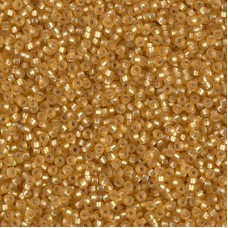 Silver Lined Dark Gold Matte Miyuki 15/0 seed beads, colour 0004F, 100g Wholesa...