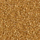 Silver Lined Dark Gold Matte Miyuki 15/0 seed beads, colour 0004F, 100g Wholesale Pack