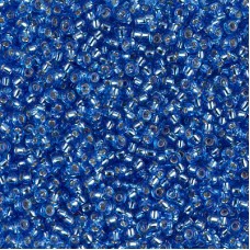 Silver Lined Sapphire Miyuki 15/0 seed beads, colour 0019, 100g Wholesale Pack