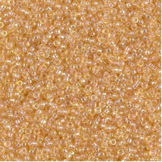 Transparent Lt.Topaz AB Miyuki 15/0 seed beads, colour 0251, 100g Wholesale Pack