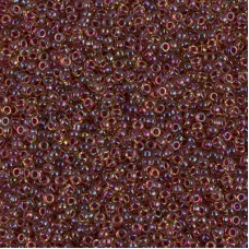 Wine Lined Peridot Luster Miyuki 15/0 seed beads, colour 0336, 100g Wholesale Pa...