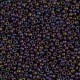 Matte Metallic Plum Emerald Iris Miyuki 8/0 Seed Beads, Colour 2061, Bulk 250g pack