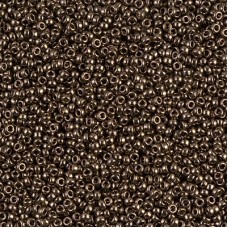 Bronze Opaque Metallic Miyuki 15/0 Seed Beads, 100g, Colour 0457