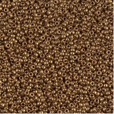 Light Bronze Opaque Metallic Miyuki 15/0 Seed Beads, 100g, Colour 0457L