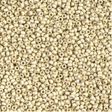 Silver Matte Duracoat Galvanized, size 15/0, colour 4201F,wholesale pack of 100g...