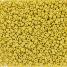 Yellow Frost Opaque Glazed Rainbow, Size 8/0 seed beads,, colour 4692, Wholesale...