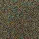 Matte Metallic Olive Green Gold Luster Miyuki 8/0 Seed Beads, Colour 2068, Bulk 250g pack